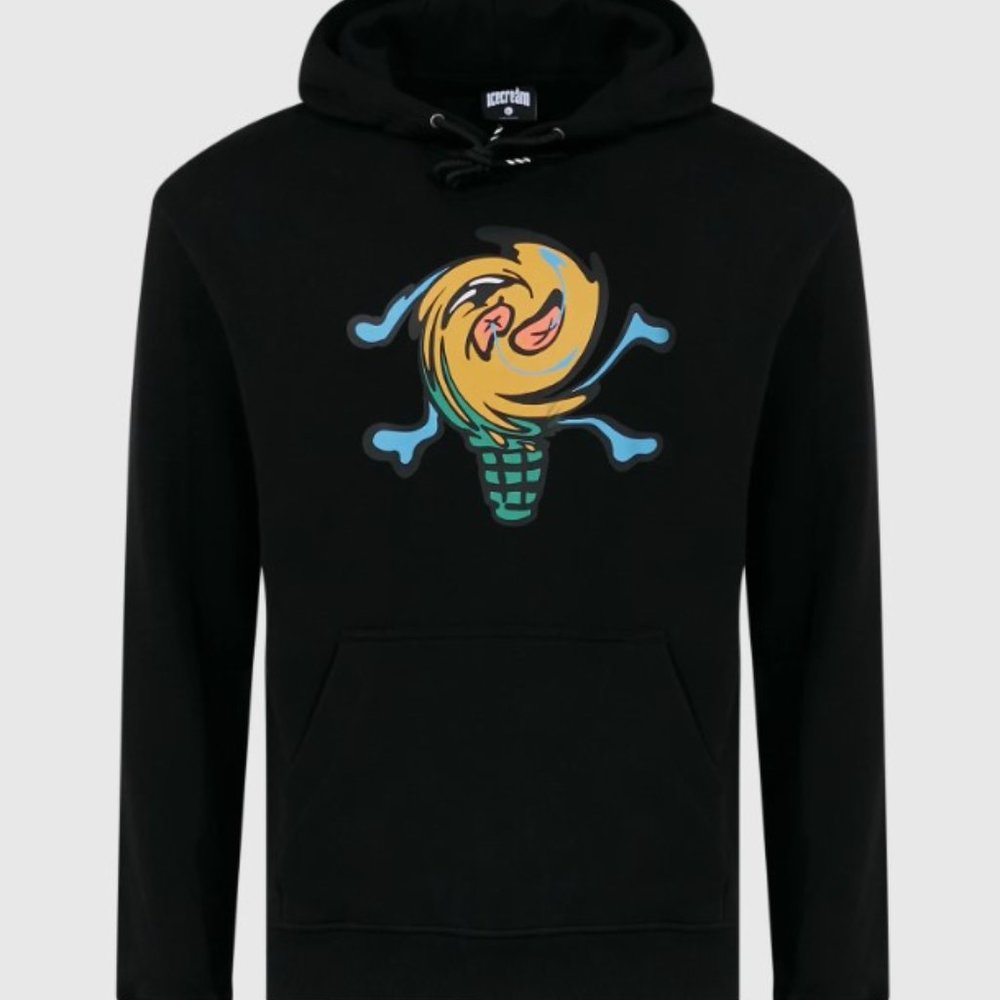 IceCream Swirl Hoodie BBC Black Swirl Men's XL New Without Tags NWOT